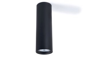 Галогенный светильник LED Karadon 5,6x17 см с фиксированным алюминиевым креплением на поверхность - черный цена и информация | Потолочные светильники | kaup24.ee