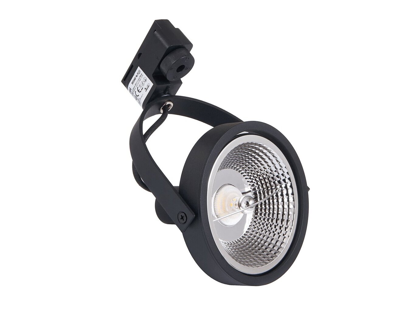 AR111 GU10 LED rööp halogeenvalgusti Steka Leon, must hind ja info | Siinivalgustid ja siinid | kaup24.ee