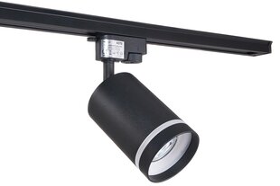 GU10 светодиодный галогенный светильник на рейку Steka Ring - черный цена и информация | Трековые светильники и шинопроводы | kaup24.ee