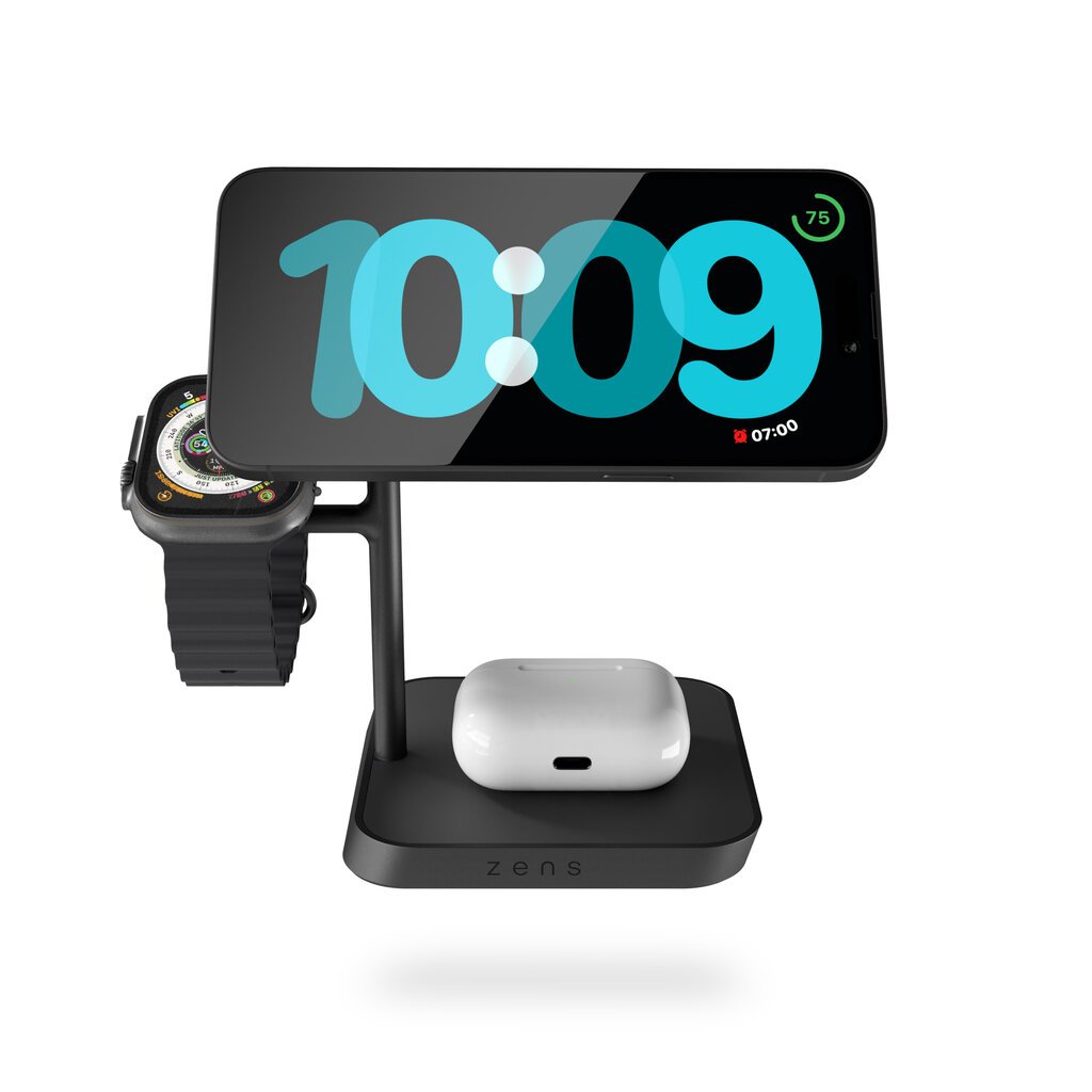 Zens 4-in-1 Wireless Charging Station ZEAPDC01/00 hind ja info | Mobiiltelefonide laadijad | kaup24.ee