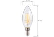 LED pirn Eco-Light Filament, E14, 2700K, 1 tk hind ja info | Lambipirnid, lambid | kaup24.ee