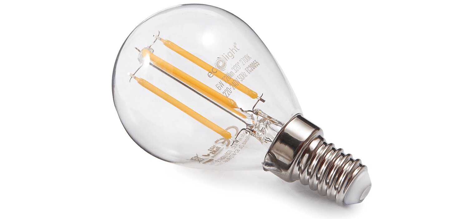 LED pirn Eco-Light Filament, E14, 2700K, 1 tk hind ja info | Lambipirnid, lambid | kaup24.ee