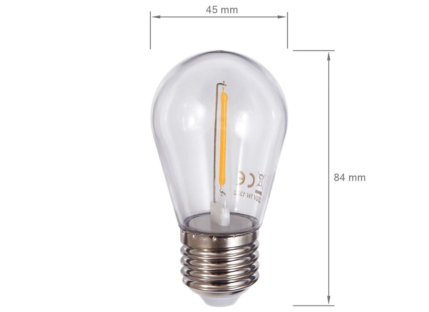 LED pirn, E27, 2700K, 5 tk цена и информация | Lambipirnid, lambid | kaup24.ee
