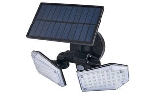 Liikumisanduriga valgusfoor - LED päikese halogeen 15W, must цена и информация | Фонарики, прожекторы | kaup24.ee