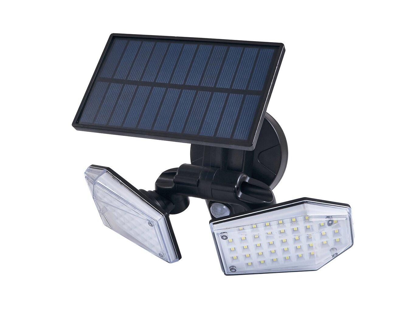 Liikumisanduriga valgusfoor - LED päikese halogeen 15W, must цена и информация | Taskulambid, prožektorid | kaup24.ee