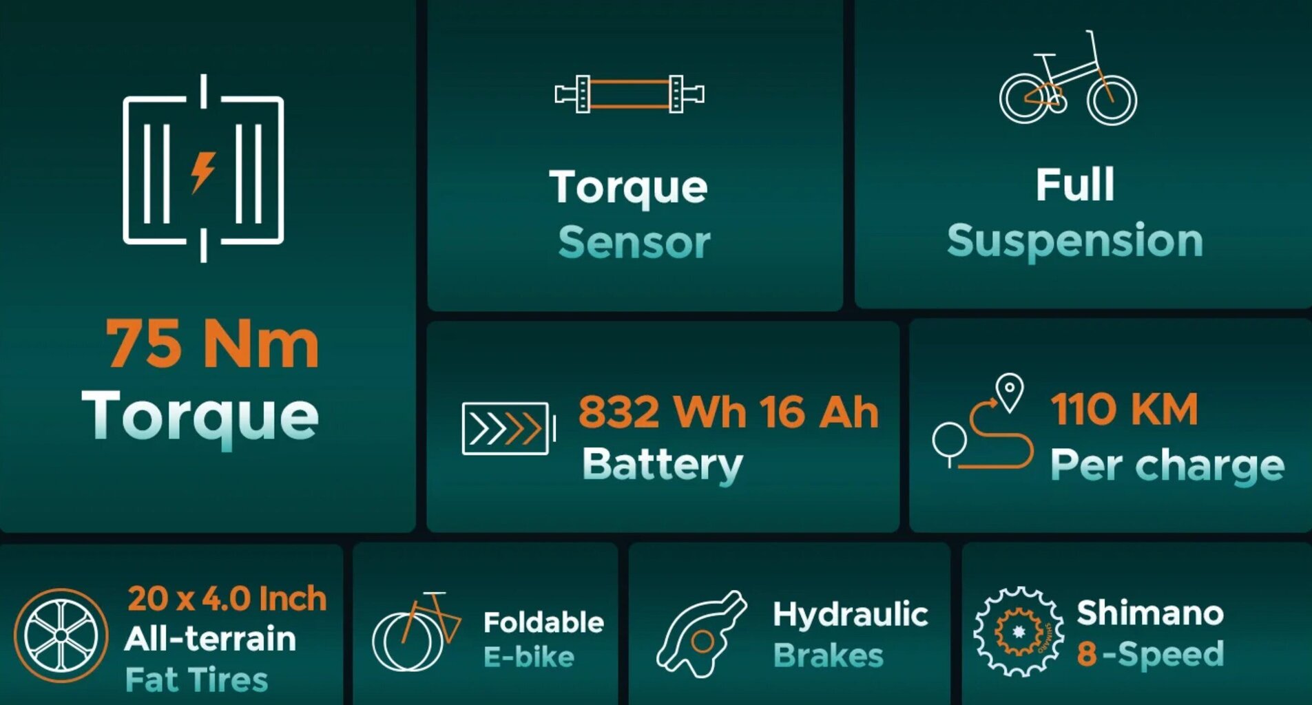 Elektrijalgratas Engwe Engine Pro 2.0, 20", must, 750W, 16Ah hind ja info | Elektrirattad | kaup24.ee