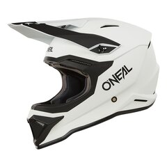 Krossikiiver O'Neal 1 Series Solid, valge цена и информация | Шлемы для мотоциклистов | kaup24.ee