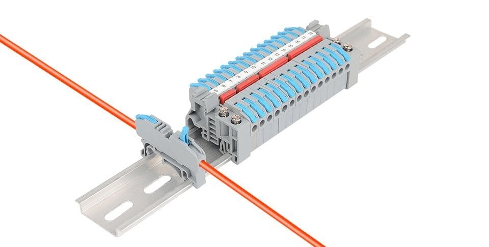 CMK-420-3 pistik-sild - 3-rajaline - CMK-420 kiirühendusele, 50 tk цена и информация | Tekstiilkaablid ja elektriklemmid | kaup24.ee