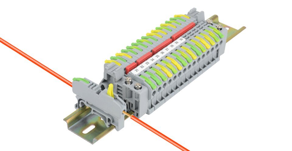 CMK-420-3 pistik-sild - 3-rajaline - CMK-420 kiirühendusele, 50 tk цена и информация | Tekstiilkaablid ja elektriklemmid | kaup24.ee