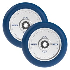 Ratas tõukerattale Fuzion Thiccboys Wheels, 30 x 110mm, Navy/Silver цена и информация | Самокаты | kaup24.ee