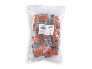 Kiirliitmik CMK-635 - 5x 0,2 kuni 4,0 mm², 50 tk hind ja info | Tekstiilkaablid ja elektriklemmid | kaup24.ee