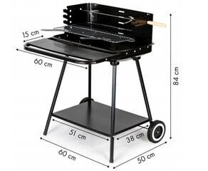 Söegrill Modern Home 55 x 20 cm hind ja info | Grillid | kaup24.ee