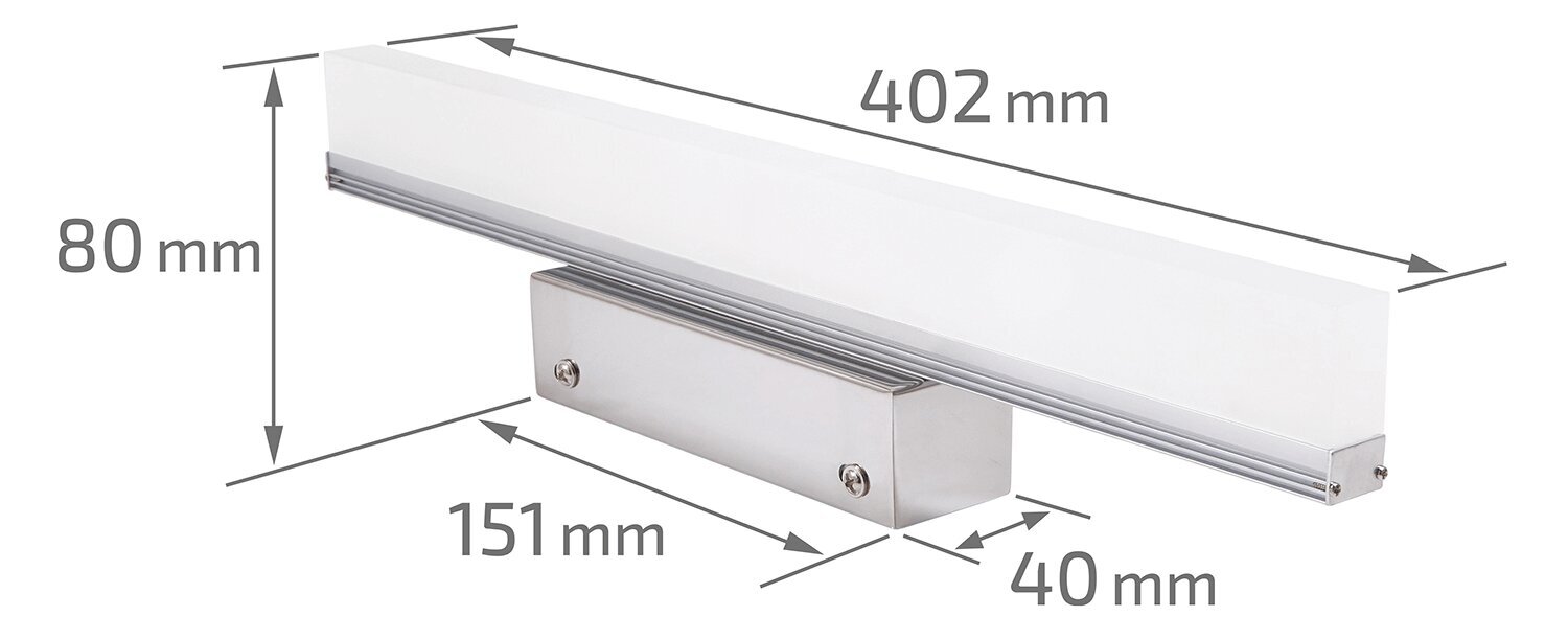 LED Vannitoa seinalamp Natka 10W 40cm hind ja info | Seinavalgustid | kaup24.ee