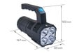 LED taskulamp 2W LED + 3W COB цена и информация | Taskulambid, prožektorid | kaup24.ee