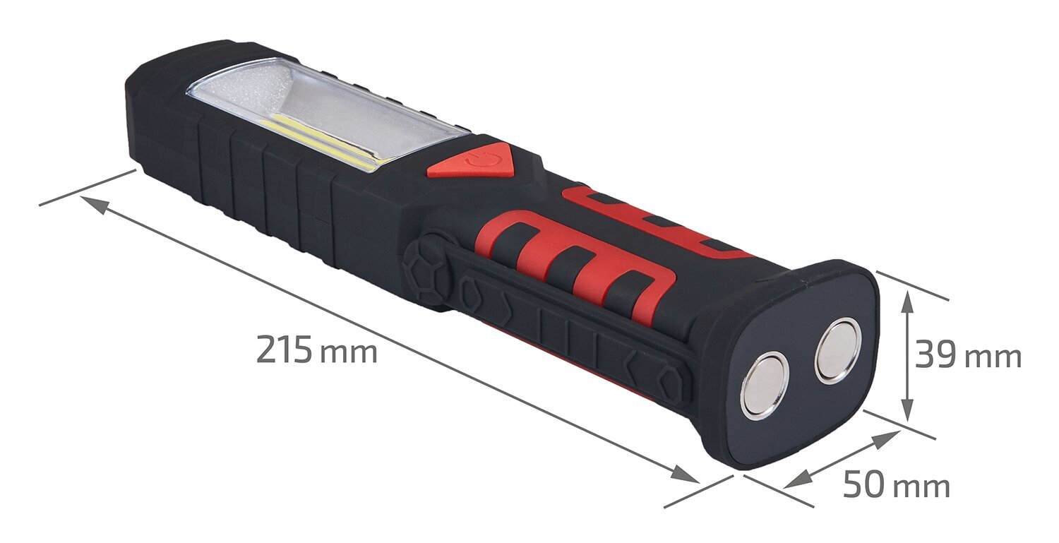 LED taskulamp 3in1 3W COB + 1W LED цена и информация | Taskulambid, prožektorid | kaup24.ee