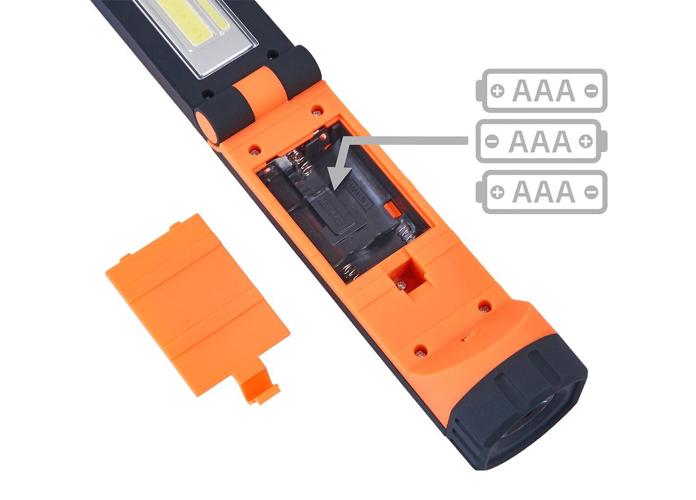 LED taskulamp 3in1 3W COB + 1W LED hind ja info | Taskulambid, prožektorid | kaup24.ee