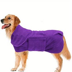 Полотенце для собак, фиолетовое, L (18-21 кг.) цена и информация | Средства по уходу за животными | kaup24.ee