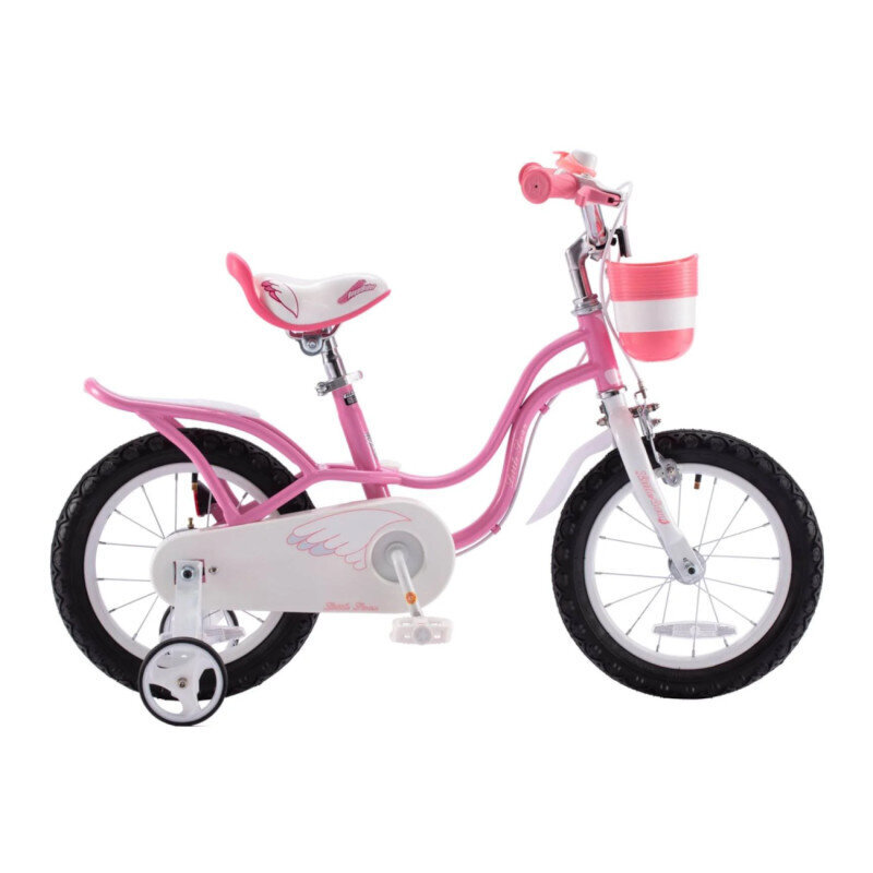 Laste jalgratas Royalbaby Little Swan, 14" roosa hind ja info | Jalgrattad | kaup24.ee