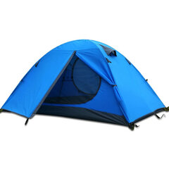 Двухслойная палатка, синяя цена и информация | Палатки | kaup24.ee