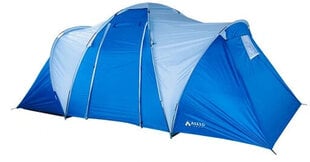 Палатка на 4 человека, синяя цена и информация | Палатки | kaup24.ee