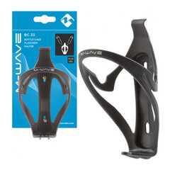 Pudelihoidja M-Wave BC 33, plastik must цена и информация | Фляги для велосипеда, флягодержатели | kaup24.ee