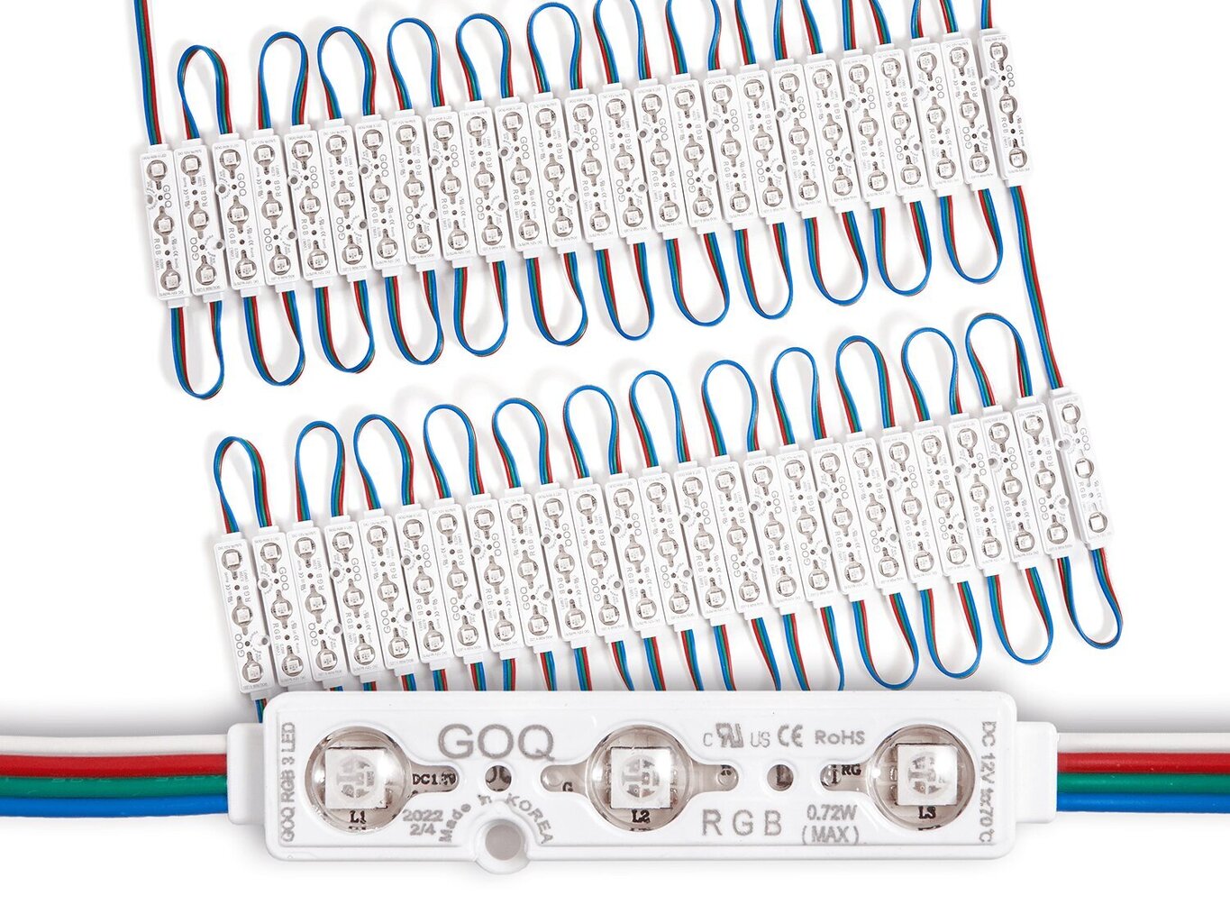 LED-moodul 5252 IP68 0,72W - Samsung - RGB hind ja info | LED ribad | kaup24.ee