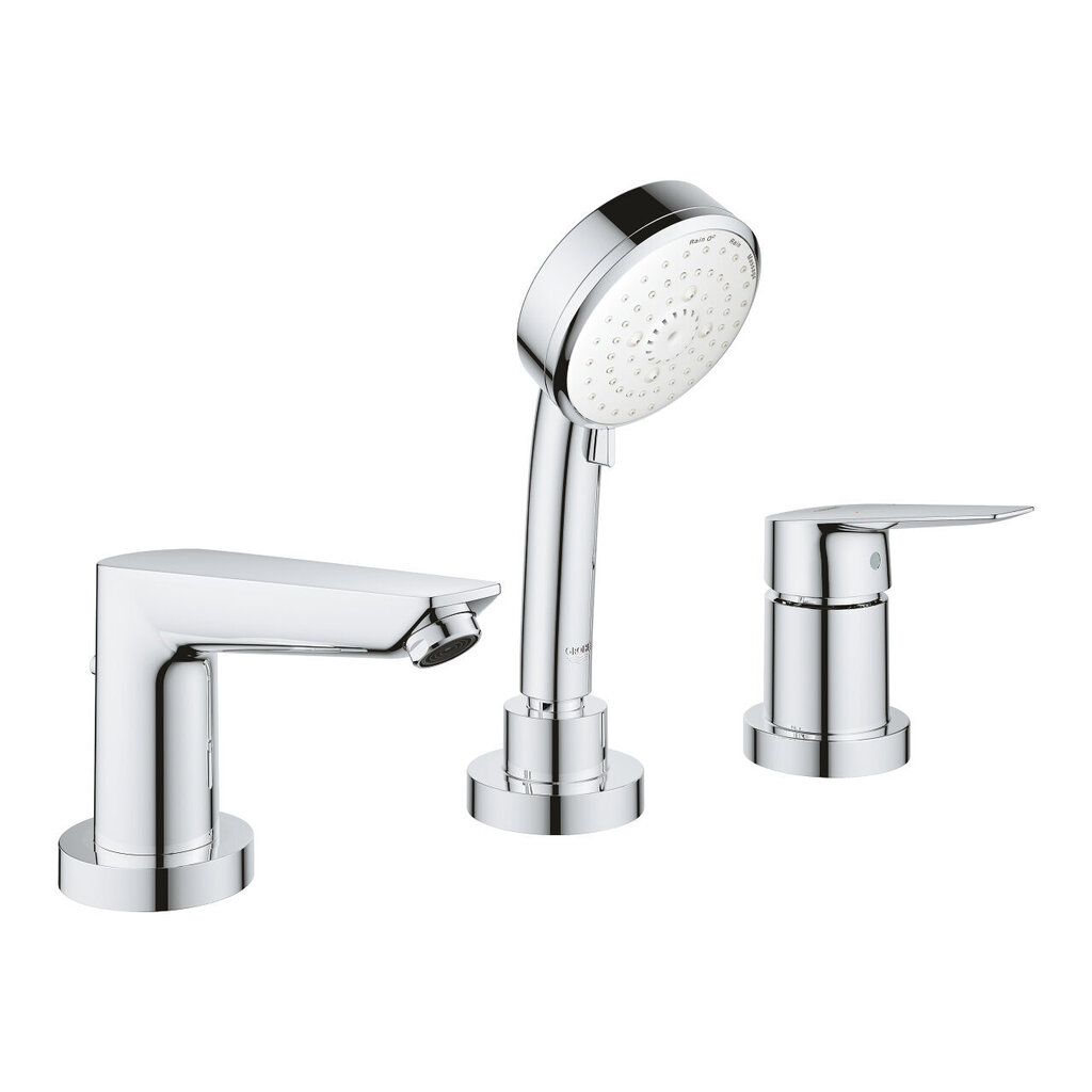 GROHE BauEdge 3-osaline vannitoa segisti kroom 2511710A цена и информация | Vannitoa segistid | kaup24.ee