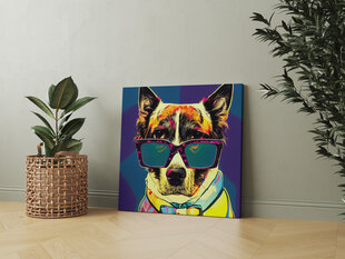 Поп-арт Собака 4 цена и информация | Картины, живопись | kaup24.ee