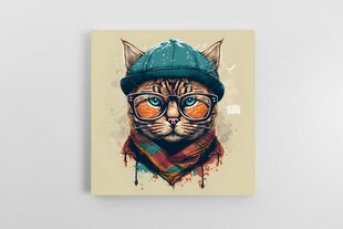 Кошка в очках 2 цена и информация | Картины, живопись | kaup24.ee