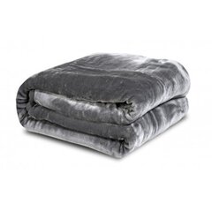 Плотное акриловое одеяло, серое, 160х200 см цена и информация | Покрывала, пледы | kaup24.ee