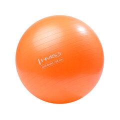 Võimlemispall HMS YB02N Gym Ball 55 cm, oranž цена и информация | Гимнастические мячи | kaup24.ee