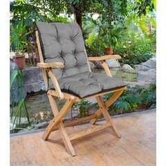 Подушка для кресла, серая, 50x50x80 см цена и информация | Подушки, наволочки, чехлы | kaup24.ee