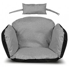Водонепроницаемая подушка для кресла или качелей, серая, 112x113 см цена и информация | Подушки, наволочки, чехлы | kaup24.ee