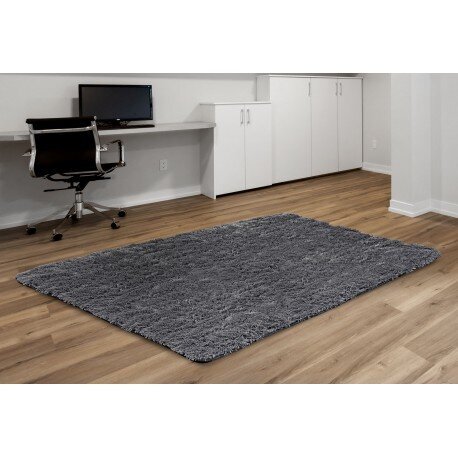 Pikakarvaline libisemiskindel vaip, tumehall, 160x220 cm hind ja info | Vaibad | kaup24.ee