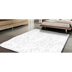 Pikakarvaline libisemiskindel vaip, valge, 120x160 cm hind ja info | Vaibad | kaup24.ee