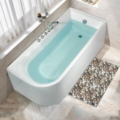 Pehme vannitoamatt 65x45cm Benedomo цена и информация | Аксессуары для ванной комнаты | kaup24.ee
