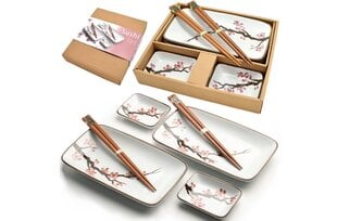 Elegantne ORIENTAL SAKURA sushikomplekt kahele hind ja info | Lauanõud ja kööginõud | kaup24.ee