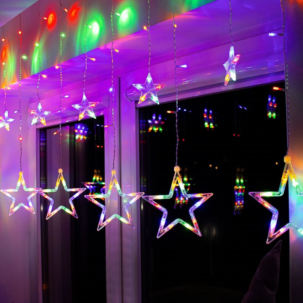 Valguskardin "Star" CL4017, 138 LED hind ja info | Jõulutuled | kaup24.ee