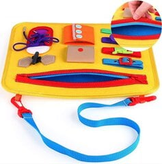 Montessori tahvel, kollane цена и информация | Развивающие игрушки и игры | kaup24.ee
