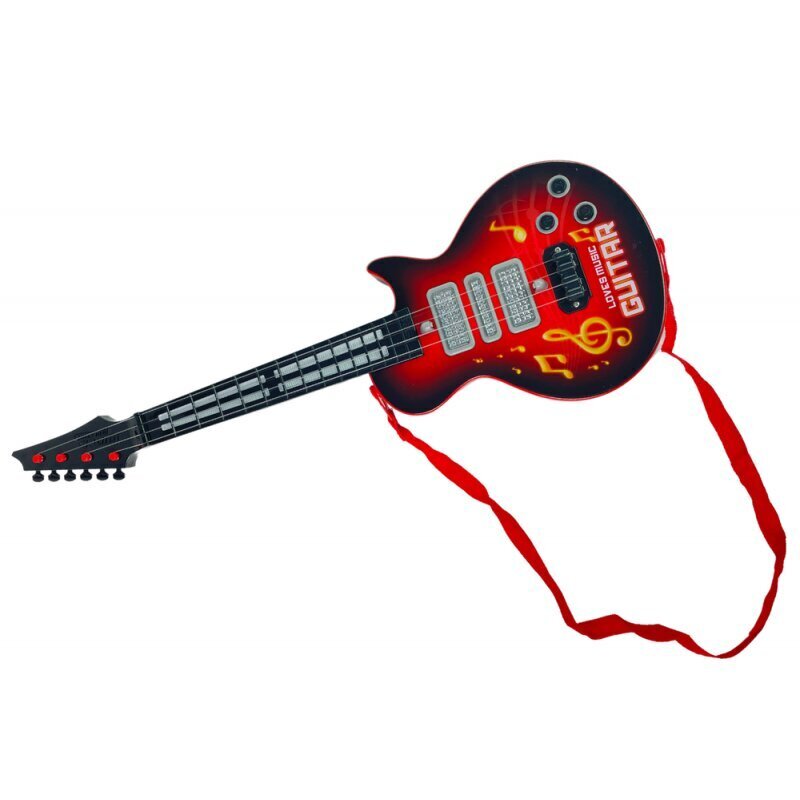 Electric Guitar Star Strings Värvilised dioodid, punane hind ja info | Arendavad mänguasjad | kaup24.ee