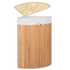 Бамбуковая корзина для белья Springos HA0063, 73 л цена и информация | Аксессуары для ванной комнаты | kaup24.ee