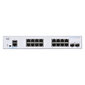 Cisco CBS350-16T-E-2G-EU võrgulüliti Hallatud L2/L3 Gigabit Ethernet (10/100/1000) Hõbedane hind ja info | Lülitid (Switch) | kaup24.ee