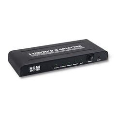 Qoltec HDMI Splitter 1x4 v.2.0 цена и информация | Аксессуары для корпусов | kaup24.ee