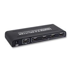 Qoltec HDMI Splitter 1x4 v.2.0 цена и информация | Аксессуары для корпусов | kaup24.ee