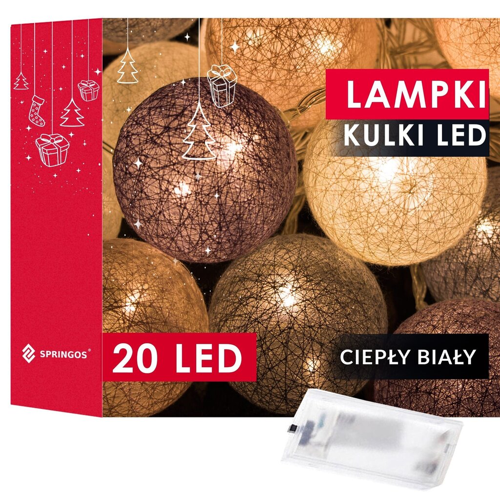 Valguskett CL0048, 20 LED-i цена и информация | Jõulutuled | kaup24.ee