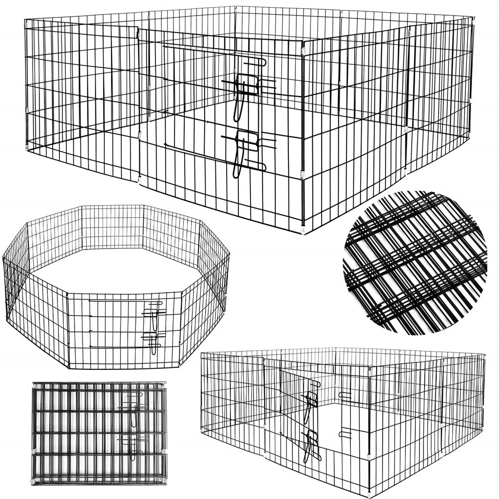 Lemmiklooma puur Springos PA1008 155x61 cm цена и информация | Transportkorvid, puurid | kaup24.ee