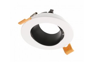 Корпус светильника точечного ARIES, IP20, Ø 90*30mm, круглый, белый/черный хром цена и информация | Монтируемые светильники, светодиодные панели | kaup24.ee