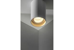 Корпус светильника потолочного Resto, GU10, Ø80x125 мм, IP20, белый цена и информация | Потолочные светильники | kaup24.ee