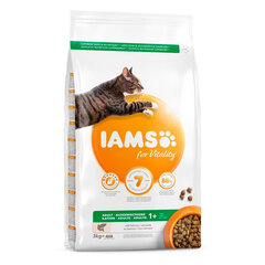 Iams for Vitality täiskasvanud kassidele lõhega, 1,5 kg цена и информация | Сухой корм для кошек | kaup24.ee