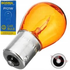 Лампа Bosma Py21w 12v 21w Bau15s Оранжевая цена и информация | Автомобильные лампочки | kaup24.ee